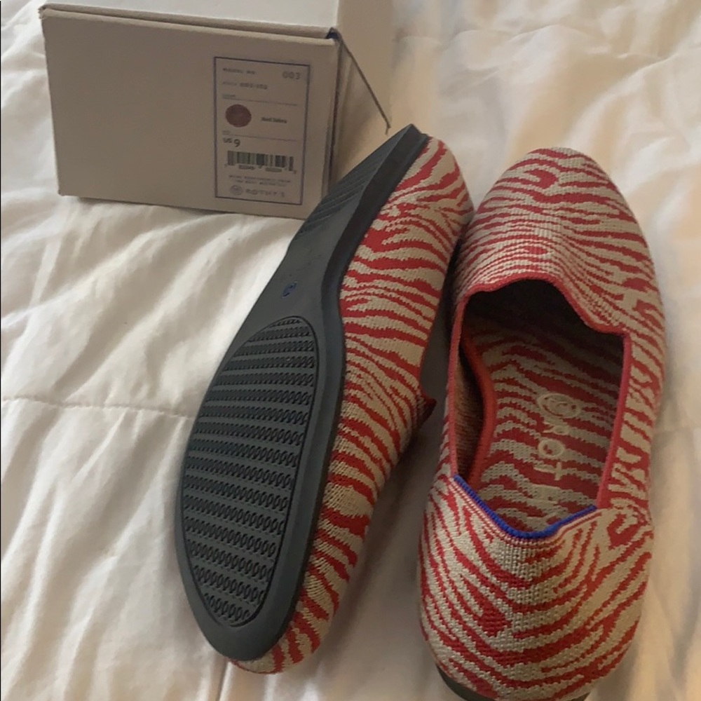 Rothy’s size 9 red zebra